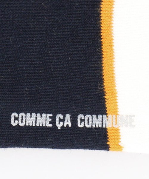  COMME CA COMMUNE(コムサコミューン)/パネルカラー ローアンクルソックス/img03