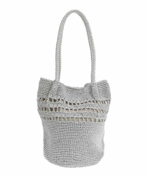 MK MICHEL KLEIN BAG(エムケーミッシェルクランバッグ)/ラメカラーメッシュトートバッグ/img12