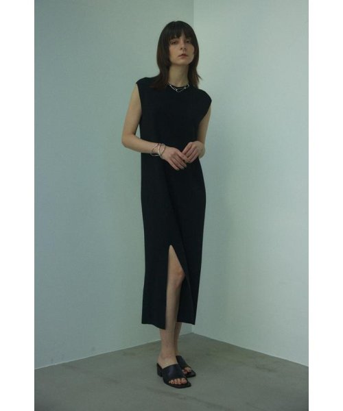 BLACK BY MOUSSY(ブラックバイマウジー)/washable slit one－piece/img01