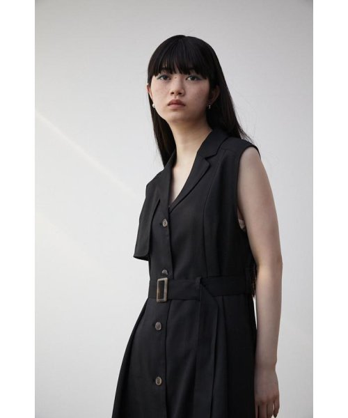 AZUL by moussy(アズールバイマウジー)/SINGLE FLAP GILET ONEPIECE/img01