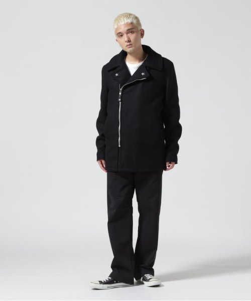 Schott(ショット)/766US MELTON ZIP UP P－COAT/メルトン ジップアップ ピーコート/img02