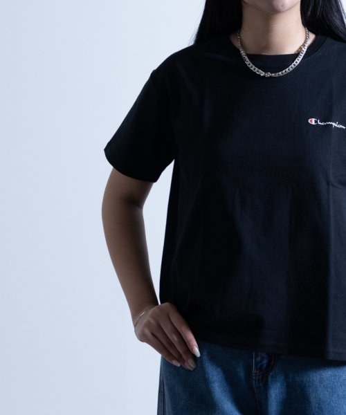 Nylaus(ナイラス)/Champion USAコットン ロゴ刺繍 リラックスフィット ショートスリーブ Tシャツ CW－X337/img05