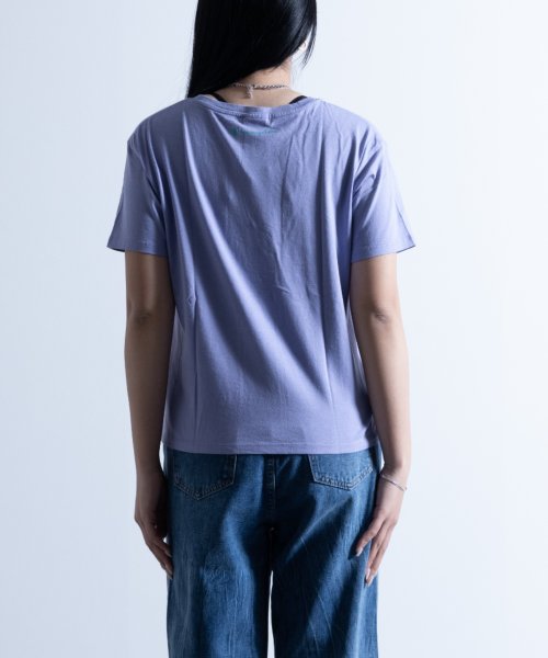 Nylaus(ナイラス)/Champion USAコットン ビッグロゴプリント リラックスフィット ショートスリーブ Tシャツ CW－X330/img02