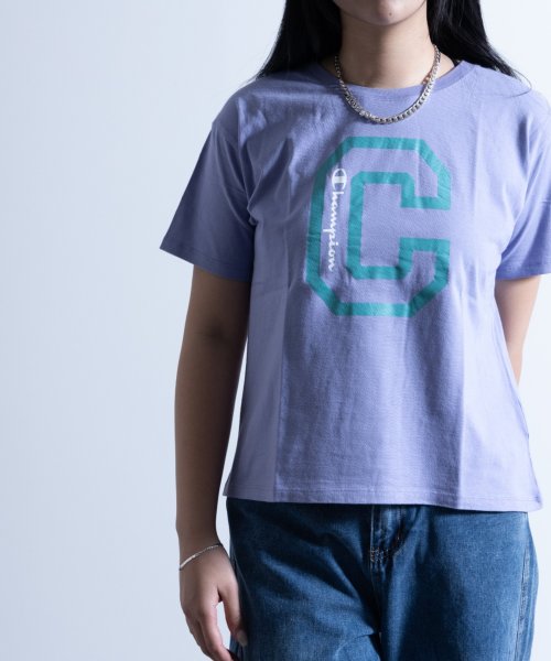 Nylaus(ナイラス)/Champion USAコットン ビッグロゴプリント リラックスフィット ショートスリーブ Tシャツ CW－X330/img03