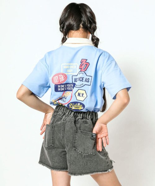 ZIDDY(ジディー)/ハーフジップバックプリントTシャツ(130~160cm)/img07