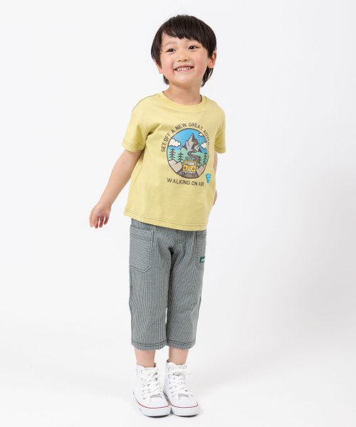 KP BOY(ケーピーボーイ)/KPBOY(ケーピーボーイ)【日本製】車と山プリントの天竺半袖Tシャツ(100～130)/img04