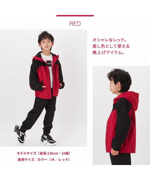 MAC HOUSE(kid's)(マックハウス（キッズ）)/NAVY ネイビー オールウェザー裏メッシュパーカー 4441745/img12