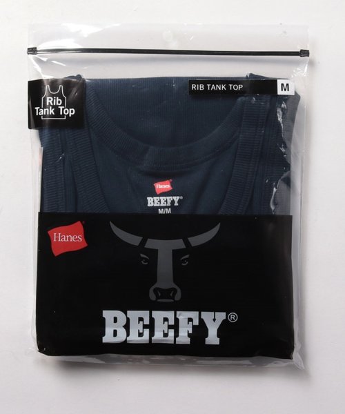 JEANS MATE(ジーンズメイト)/【HANES】BEEFY ビーフィー リブ タンクトップ ヘビーウェイト タフで型崩れしにくい/img05