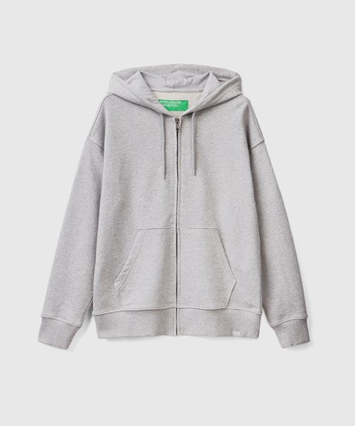 BENETTON (mens)(ベネトン（メンズ）)/ロゴマーク付きジップアップスウェットパーカー/img03