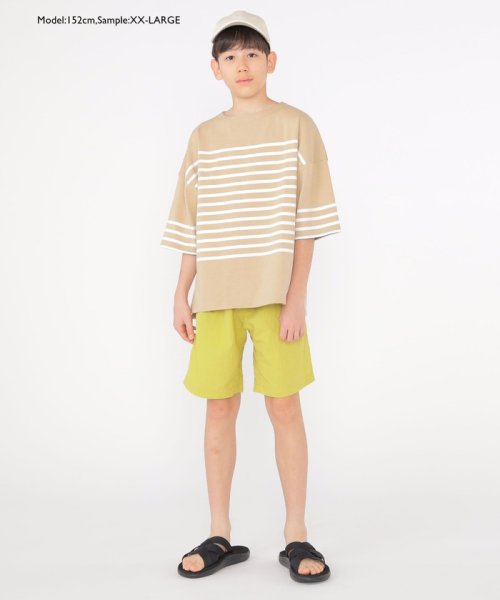 SHIPS KIDS(シップスキッズ)/SHIPS KIDS:100～170cm / パネル ボーダー 半袖 TEE/img11