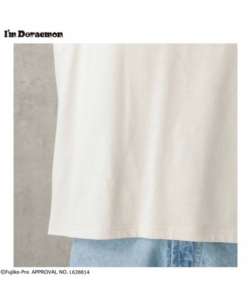 MAC HOUSE(women)(マックハウス（レディース）)/I'ｍ Doraemon アイムドラえもん ワンポイント刺繍Tシャツ 3283－1865/img09