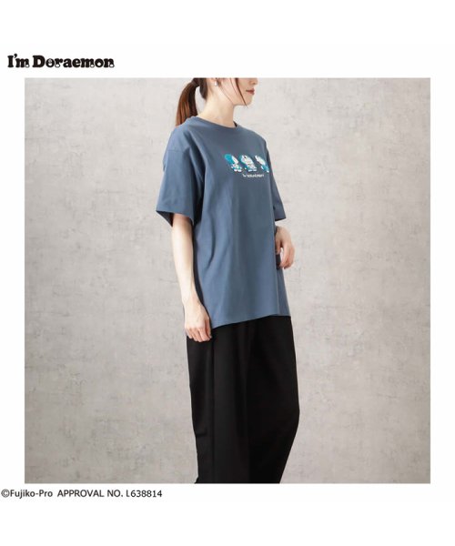 MAC HOUSE(women)(マックハウス（レディース）)/I'ｍ Doraemon アイムドラえもん サガラ刺繍Tシャツ 3283－1863/img04