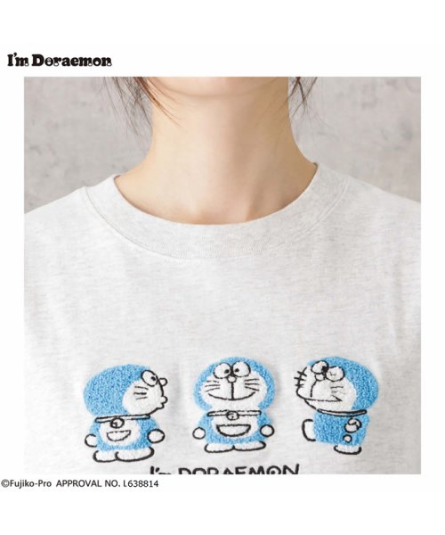 MAC HOUSE(women)(マックハウス（レディース）)/I'ｍ Doraemon アイムドラえもん サガラ刺繍Tシャツ 3283－1863/img05