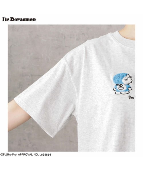 MAC HOUSE(women)(マックハウス（レディース）)/I'ｍ Doraemon アイムドラえもん サガラ刺繍Tシャツ 3283－1863/img06