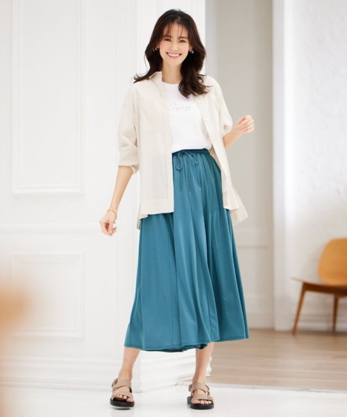 J.PRESS LADIES（LARGE SIZE）(J．プレス　レディス（大きいサイズ）)/【洗える】キュームコアソフトローン シャツ ブラウス/img01