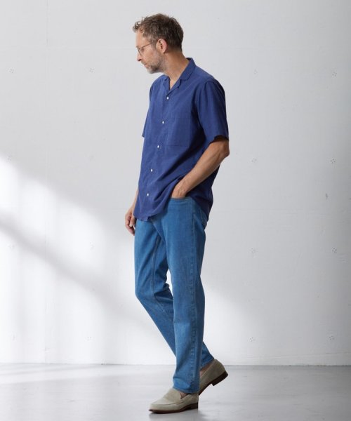 J.PRESS MENS(J．プレス　メンズ)/【HYBRID LINEN】オープンカラーシャツ/img05