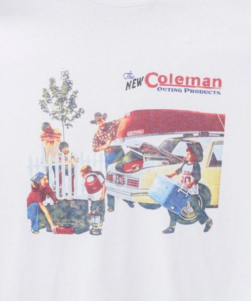 coen(coen)/Coleman（コールマン）別注キャンプモチーフプリントTシャツ/img35