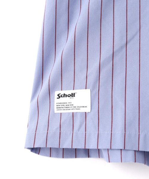 Schott(ショット)/STRIPE S/S WORK SHIRT/ストライプワークシャツ/img23