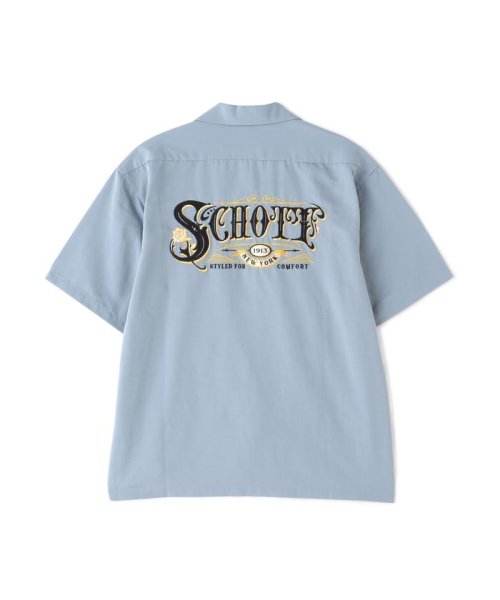 Schott(ショット)/T/C WORK SHIRT ROSE EMBROIDERED/ 刺繍ワークシャツ/img26