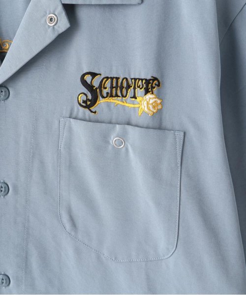 Schott(ショット)/T/C WORK SHIRT ROSE EMBROIDERED/ 刺繍ワークシャツ/img30