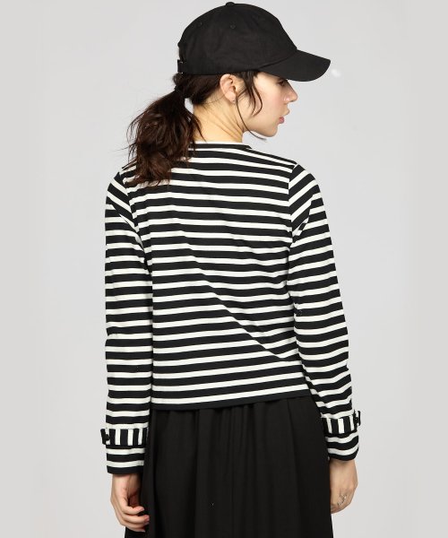 WU35 TS カーディガンボーダーML 