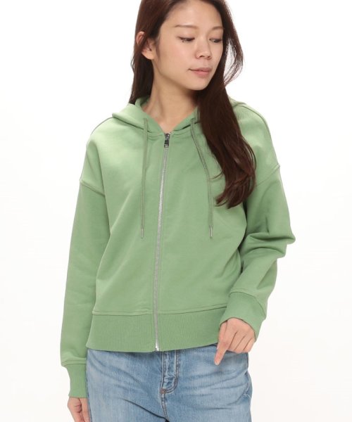 BENETTON (women)(ベネトン（レディース）)/フードジップアップスウェットパーカ/img12