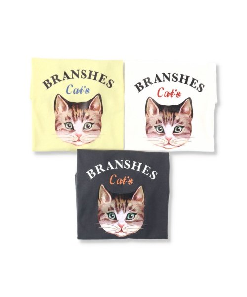 BRANSHES(ブランシェス)/【Cat's ISSUE】ネコプリント半袖Tシャツ（こども）/img16