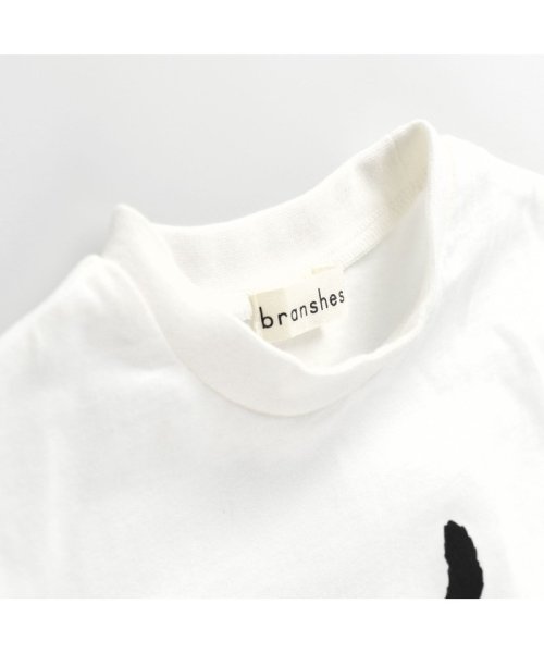 BRANSHES(ブランシェス)/【Cat's ISSUE】黒ネコプリントフレンチスリーブTシャツ/img03