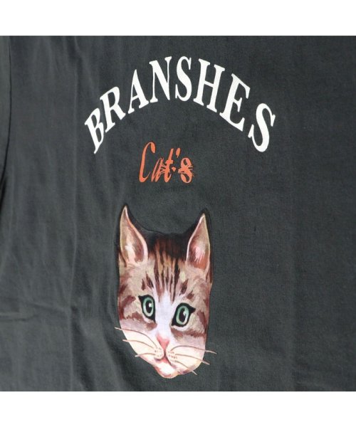 BRANSHES(ブランシェス)/【Cat's ISSUE】ネコプリント半袖Tシャツ（おとな）/img12