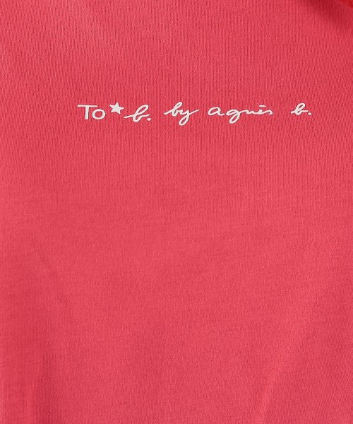 To b. by agnes b. OUTLET(トゥー　ビー　バイ　アニエスベー　アウトレット)/【Outlet】 WT13 TS リブネックロゴTシャツ/img04