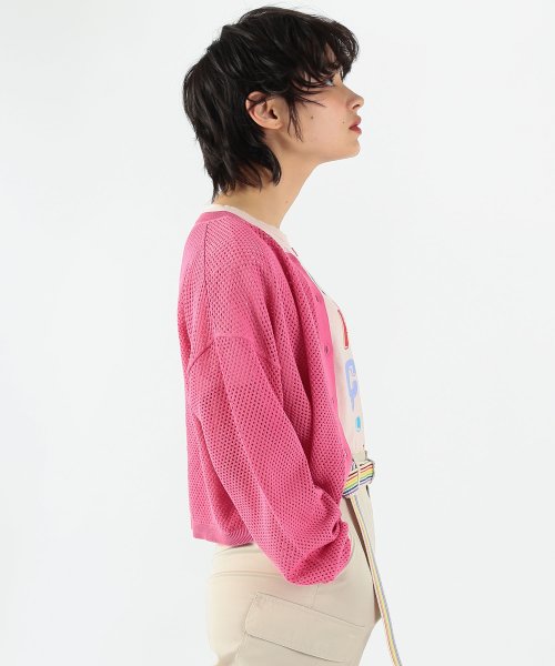 To b. by agnes b. OUTLET(トゥー　ビー　バイ　アニエスベー　アウトレット)/【Outlet】WU41 PULLOVER メッシュニットカーディガン/img02