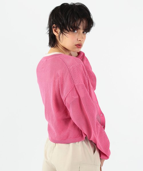 To b. by agnes b. OUTLET(トゥー　ビー　バイ　アニエスベー　アウトレット)/【Outlet】WU41 PULLOVER メッシュニットカーディガン/img03