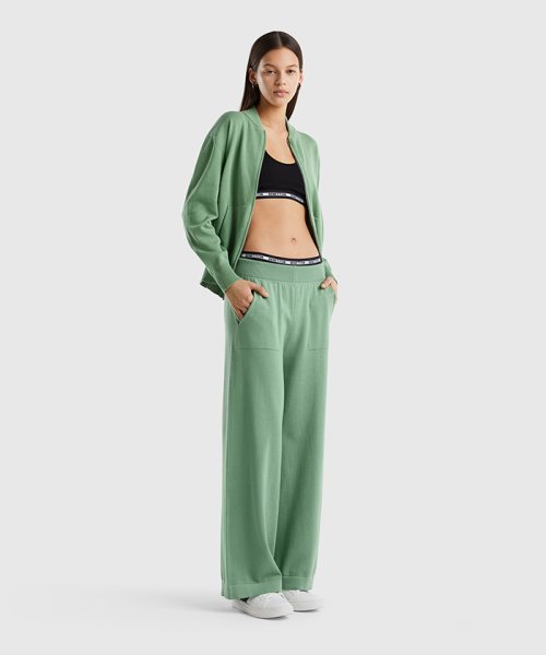 BENETTON (women)(ベネトン（レディース）)/コットンワイドスウェットパンツ/img11