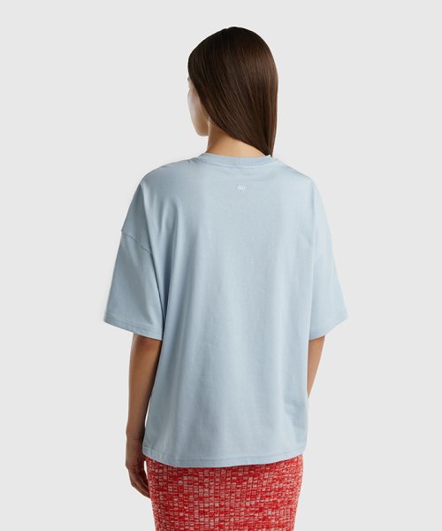 BENETTON (women)(ベネトン（レディース）)/フロントフラワー半袖Tシャツ・カットソー/img17