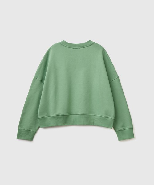 BENETTON (women)(ベネトン（レディース）)/ドロップショルダーボックスカットスウェットトレーナー/img22