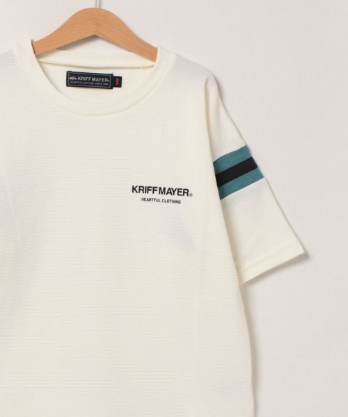 KRIFF MAYER(クリフ メイヤー)/袖ラインTシャツ　130~170cm/img02