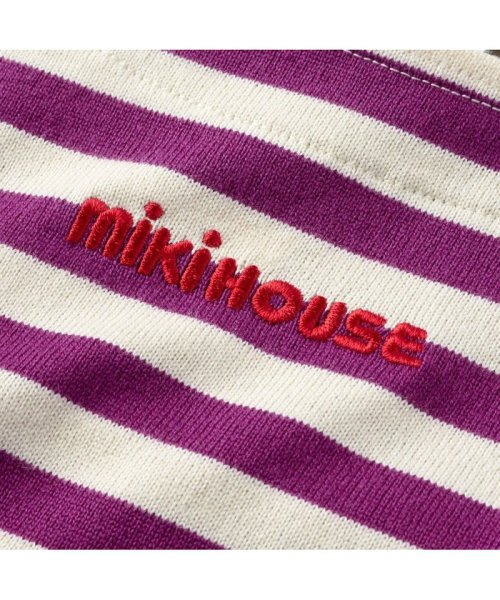 mki HOUSE(ミキハウス)/【ミキハウス】 ボーダー長袖Tシャツ/img02
