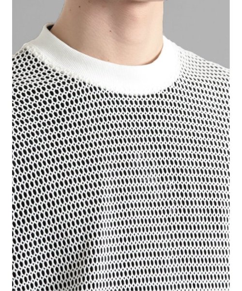 semanticdesign(セマンティックデザイン)/メッシュ クルーネックBIGトレーナー 長袖 メンズ Tシャツ カットソー カジュアル インナー ビジネス ギフト プレゼント/img07