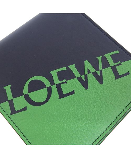 水曜日限定セール【極美品！】LOEWE 二つ折り財布　最高級レザー使用！！