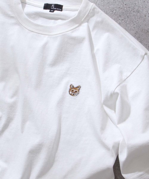 ZIP FIVE(ジップファイブ)/動物刺繍Tシャツ/img15