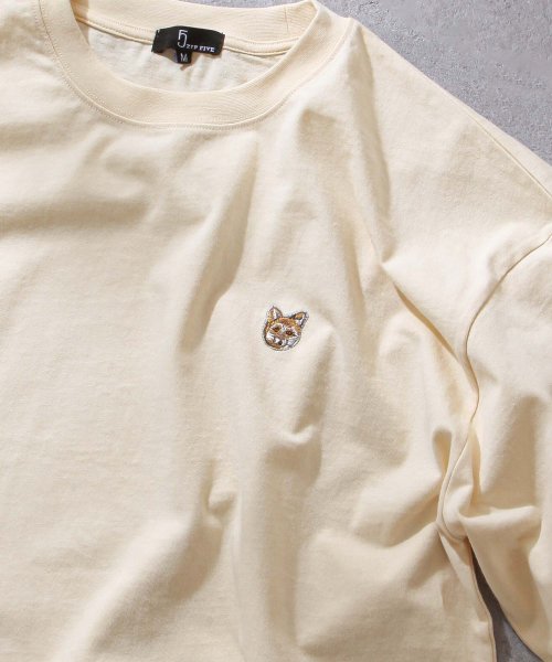 ZIP FIVE(ジップファイブ)/動物刺繍Tシャツ/img20