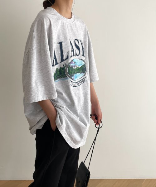 CANAL JEAN(キャナルジーン)/【ユニセックス】El mar(エルマール)"ALASKA"半袖Tシャツ/img01