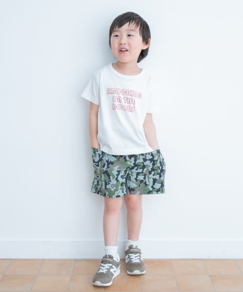 URBAN RESEARCH DOORS（Kids）(アーバンリサーチドアーズ（キッズ）)/『WEB/一部店舗限定サイズ』インドオーガニックロゴTシャツ(KIDS)/img01