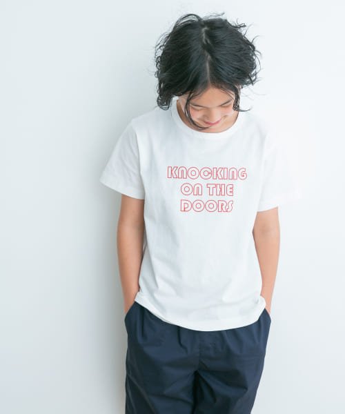 URBAN RESEARCH DOORS（Kids）(アーバンリサーチドアーズ（キッズ）)/『WEB/一部店舗限定サイズ』インドオーガニックロゴTシャツ(KIDS)/img06