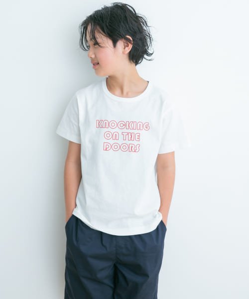 URBAN RESEARCH DOORS（Kids）(アーバンリサーチドアーズ（キッズ）)/『WEB/一部店舗限定サイズ』インドオーガニックロゴTシャツ(KIDS)/img07