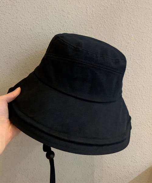 SEU(エスイイユウ)/UV対策サマーハット つば広 小顔 紫外線対策 バケットハット 帽子 おしゃれ 韓国ファッション/img52