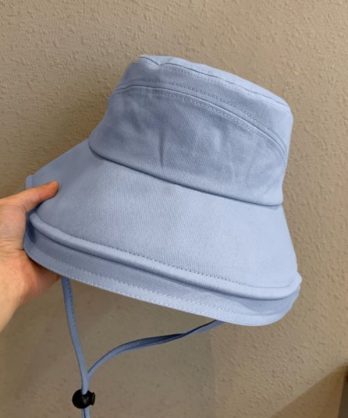 SEU(エスイイユウ)/UV対策サマーハット つば広 小顔 紫外線対策 バケットハット 帽子 おしゃれ 韓国ファッション/img55