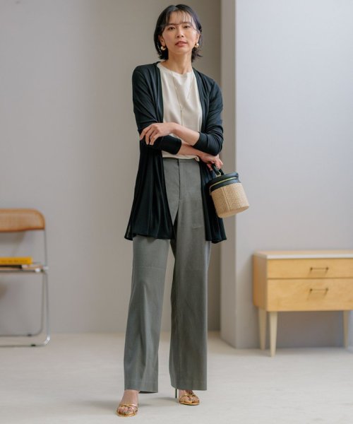 【UVケア/接触冷感】マルチ機能 シアー ロング カーディガン マルチ機能 シアー 品番 カーディガン