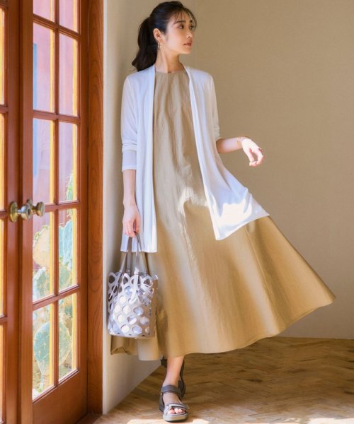 【UVケア/接触冷感】マルチ機能 シアー ロング カーディガン マルチ機能 シアー 品番 カーディガン