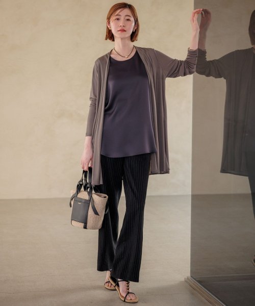 【UVケア/接触冷感】マルチ機能 シアー ロング カーディガン マルチ機能 シアー 品番 カーディガン